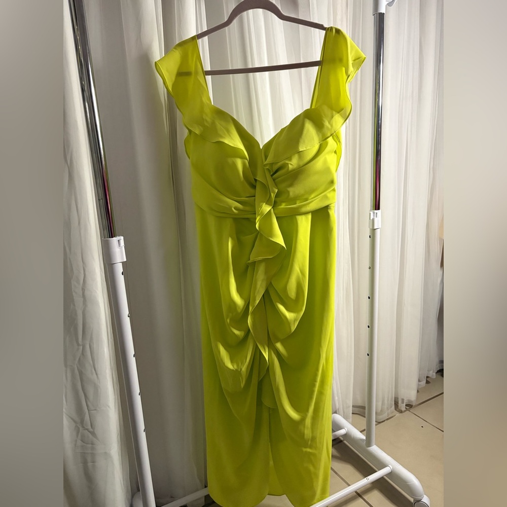 Elegant Lime Green Dress